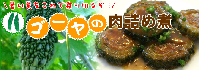 ゴーヤの肉詰め煮