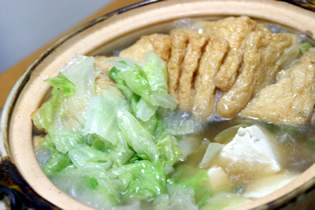 野菜たっぷり！レタス鍋